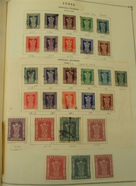 India and States Collection to 2012 in Minkus Binder (Est $200-300)