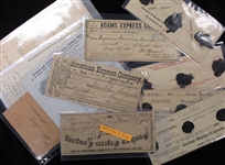 USA Stampless Covers and 1880s Express Company Envelopes (Est $125-175)