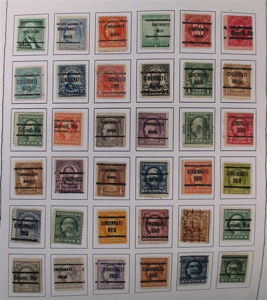 Ohio Precancel Collection (Est $100-400)