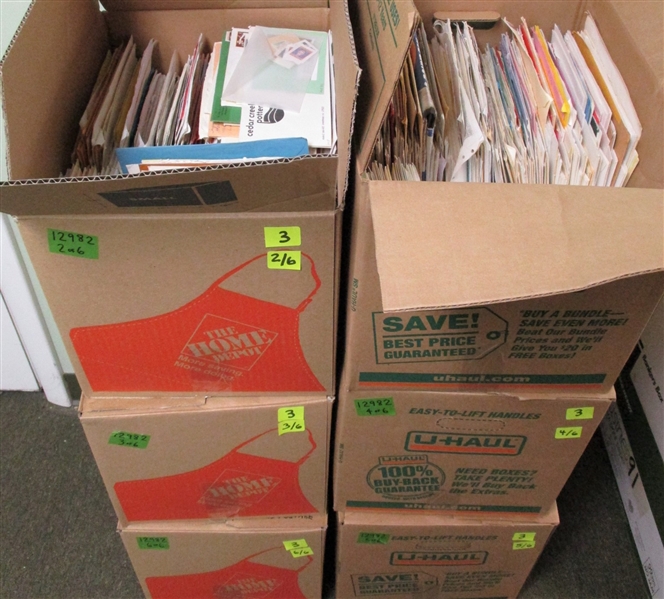 6 Boxes of Covers - OFFICE PICKUP ONLY!