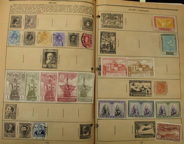 Captain Tim Ivory Soap Stamp Album with Lots of Stamps! (Est $100-150)