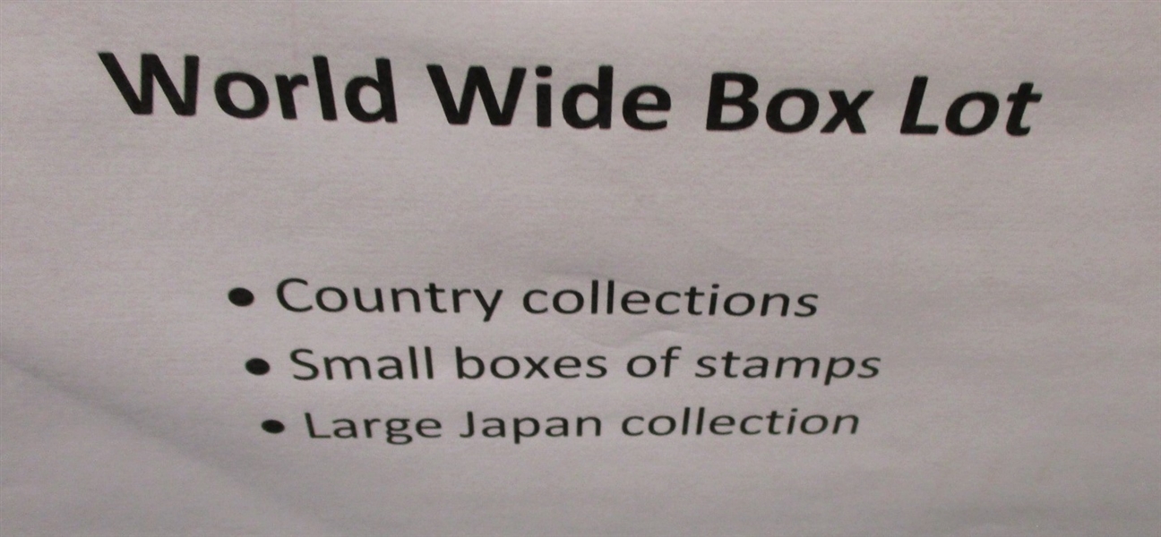 Worldwide Box Lot #3 (Est $200-250)
