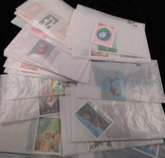 Sri Lanka Mint and Used Glassines to Year 2001 (Est $200-250)