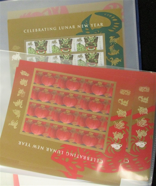 Lunar New Year Mint Sheets (Face $170)