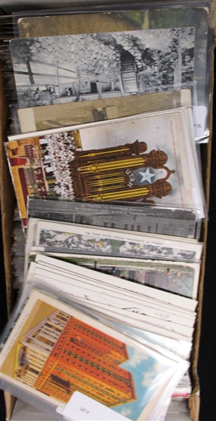 Long Box of Postcards #2 - Over 600 Picture Postcards (Est $175-250)
