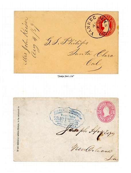 Collection of Cancels with Unusual Place Names (Est $150-200)