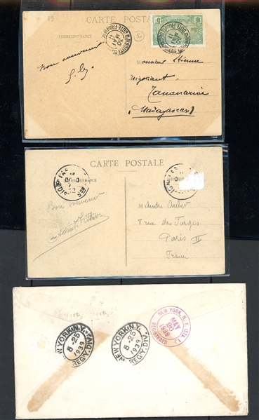 French Colonies Somali Coast, Djibouti - Covers and Postcards (Est $150-200)