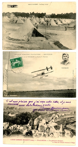 French Early Aviation Postcards (Est $120-150)