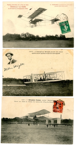 French Early Aviation Postcards (Est $120-150)