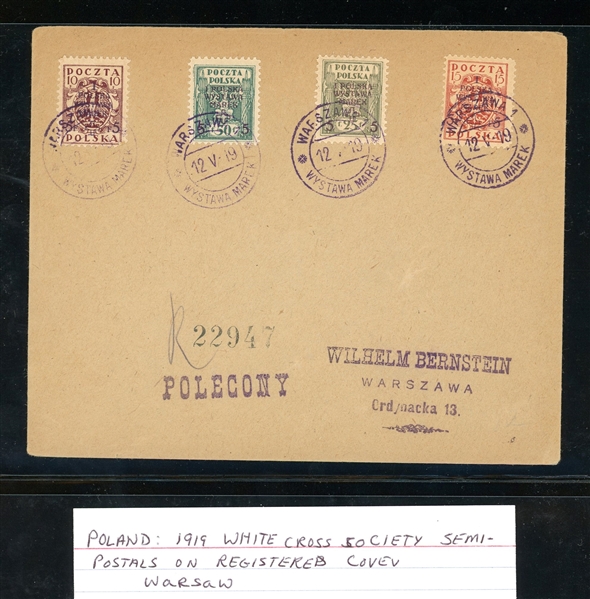 Poland Cover Accumulation, 1910's to the 1960's (Est $150-200)