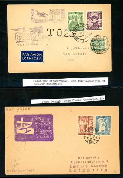 Poland Cover Accumulation, 1910's to the 1960's (Est $150-200)