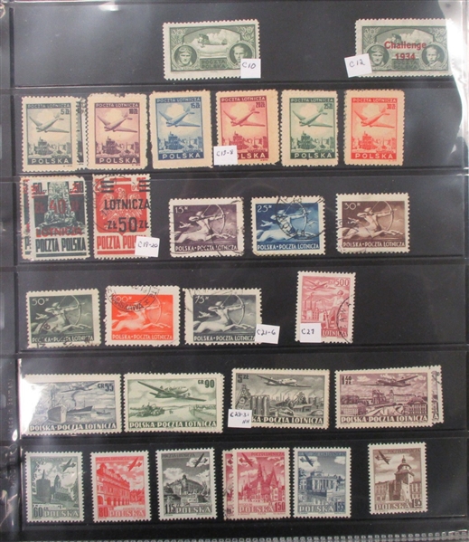Poland Collection to 1990's on Stock Sheets (Est $300-400)
