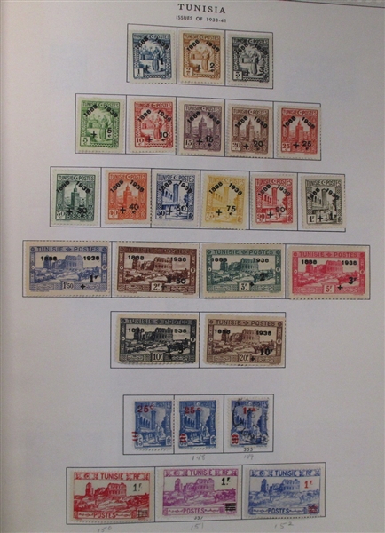 Tunisia- Clean Unused/Used Stamp Collection to 1980's (Est $400-500)