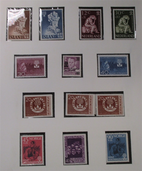 World Refugee Year Unused Topical Collection (Est $250-350)