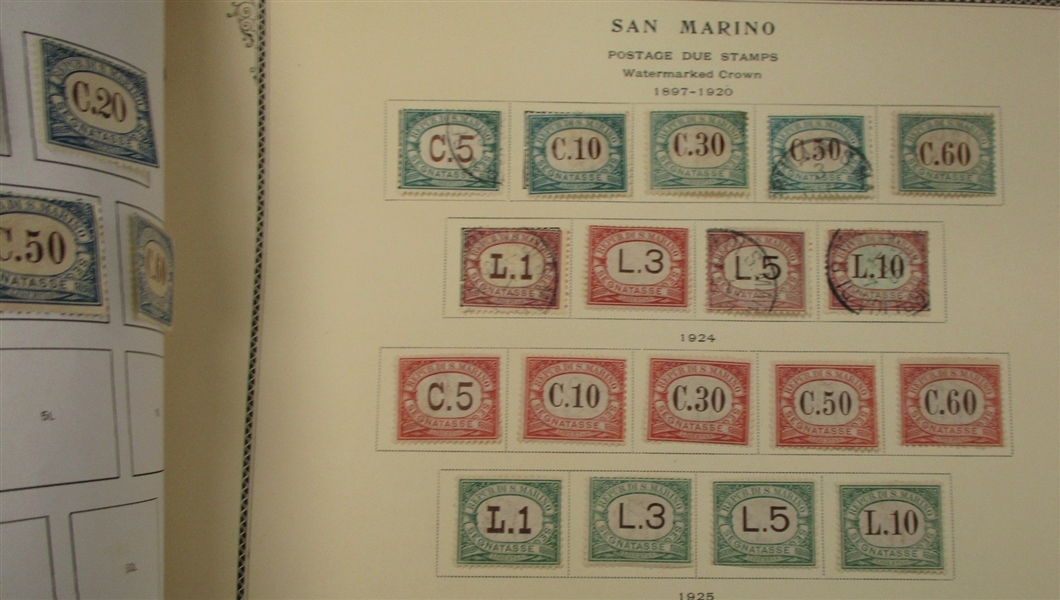 San Marino - Clean Mostly Unused Stamp Collection to 2005 (Est $500-600)
