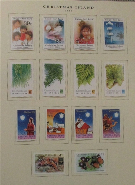 Christmas Island Collection to Late 1990's (Est $120-150)