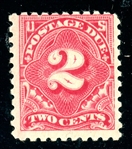 USA Scott J60 MNH, Avg-Fine, 2c 1916 Rose (SCV $625)