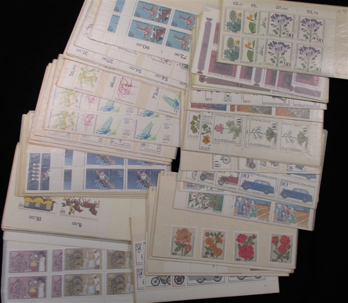 Germany - Large Accumulation in Glassines, Mint/Used (Est $300-400)