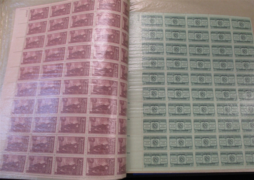 Mint Sheet Lot , Mostly 3c to 5c, and 29c, Some Better (Face $800+)`