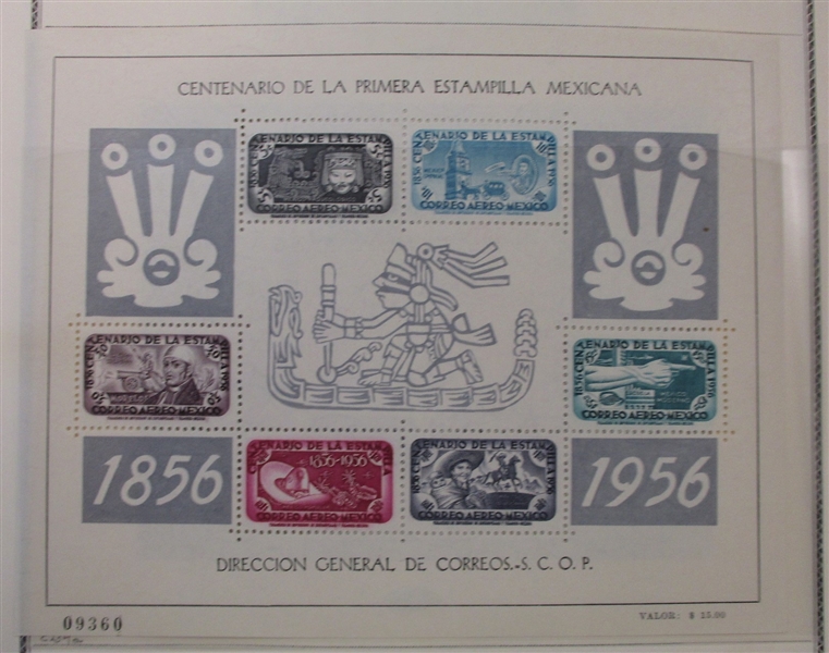 Mexico Mint Collection on Scott Pages to 1980 (Est $600-800)