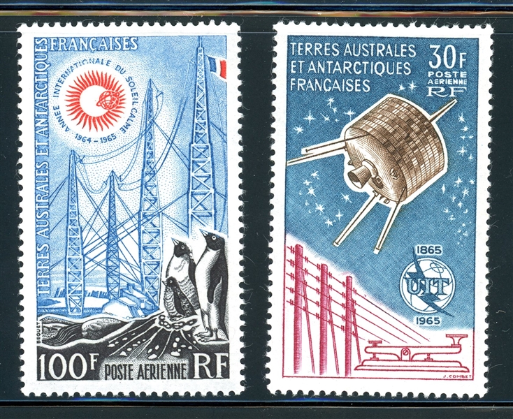 French Southern Antarctic Territories Scott C6, C8 MH Key Airmails (SCV $310)