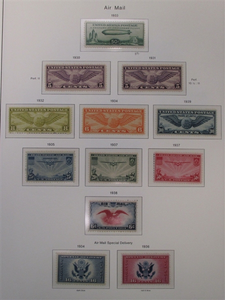USA Airmail Mint Almost Complete to 1993 (Est $175-225)