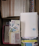 4 Shoeboxes of First Days, Postal Stationery, Etc - OFFICE PICKUP ONLY!