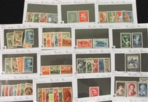 Saar Complete Semi-Postals Unused (SCV $1762)