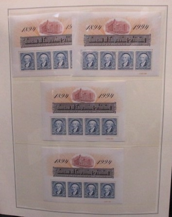 USA Mint Sheets, Souvenir Sheets, with Many High Values (Face $725)