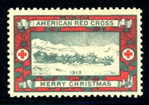 USA Scott WX11 MH VF, Rare 1913 Christmas Seal with 2008 PF Certificate (SCV $1400)