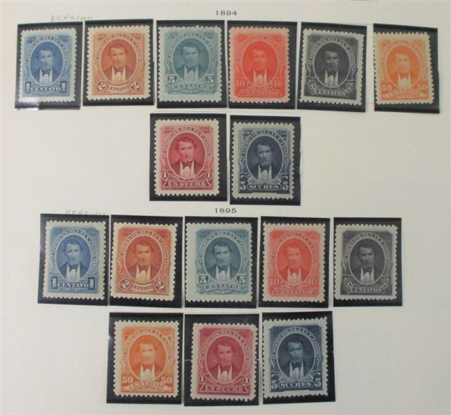 Ecuador Collection in Scott Specialty Album to 1976 (Est $150-250)