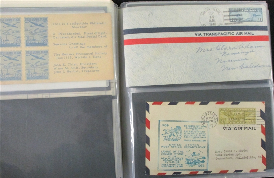 USA Airmail Covers/Cards with Some Better (Est $200-250)