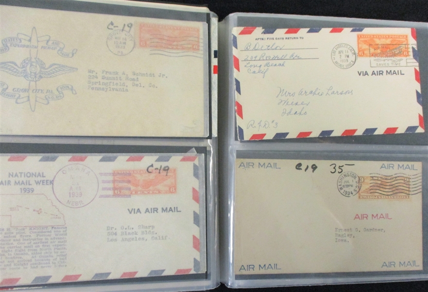 USA Airmail Covers/Cards with Some Better (Est $200-250)