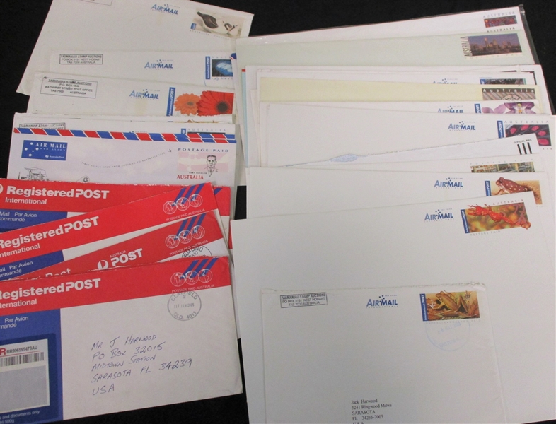 Australia Mint/Used Postal Stationery Group (Est $100-150)
