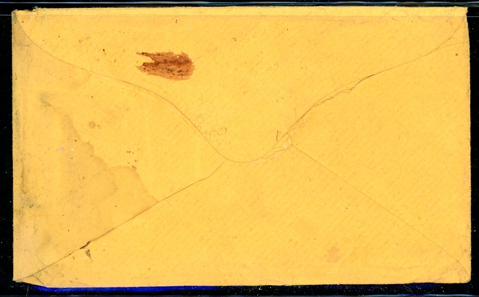CSA Cover, Farmville VA PAID w/Manuscript 5, 1863 (Est $75-100)