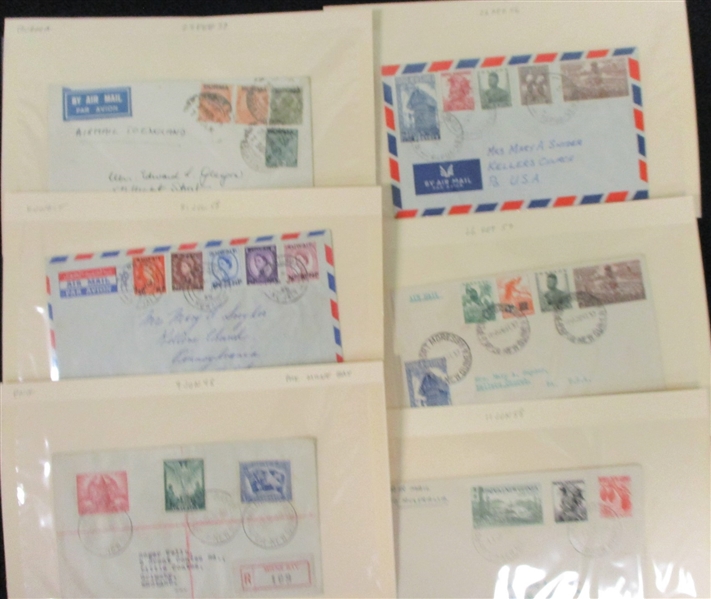 British Commonwealth Cover/Card Group (Est $350-450)