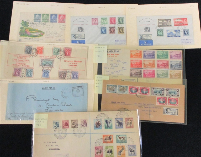British Commonwealth Cover/Card Group (Est $350-450)