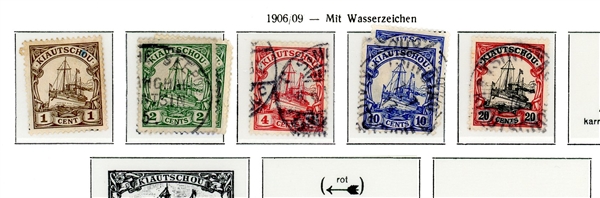German Kiauchau Parallel Mint/Used Collection on Hingeless Pages (Est $50-75)