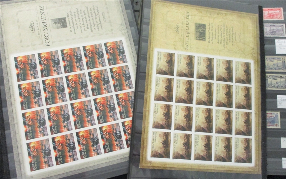 Foreign Mint Singles, Sets, Souvenir Sheets in Stockbook (Est $600-800) 