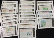 Korea - Small Group of Mint and Used Souvenir Sheets (SCV $221)