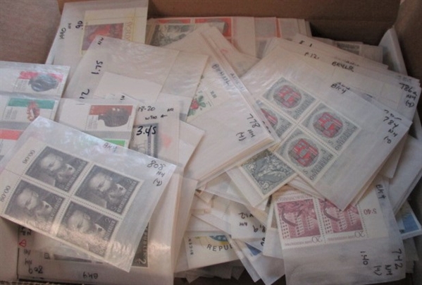 Huge Accumulation of Souvenir Sheets, Stamps - Wow! (Est $1000-2000)