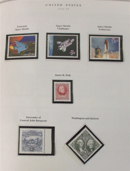 USA Mostly Mint Collection to 2007 with Back of the Book (Est $1500-2000)