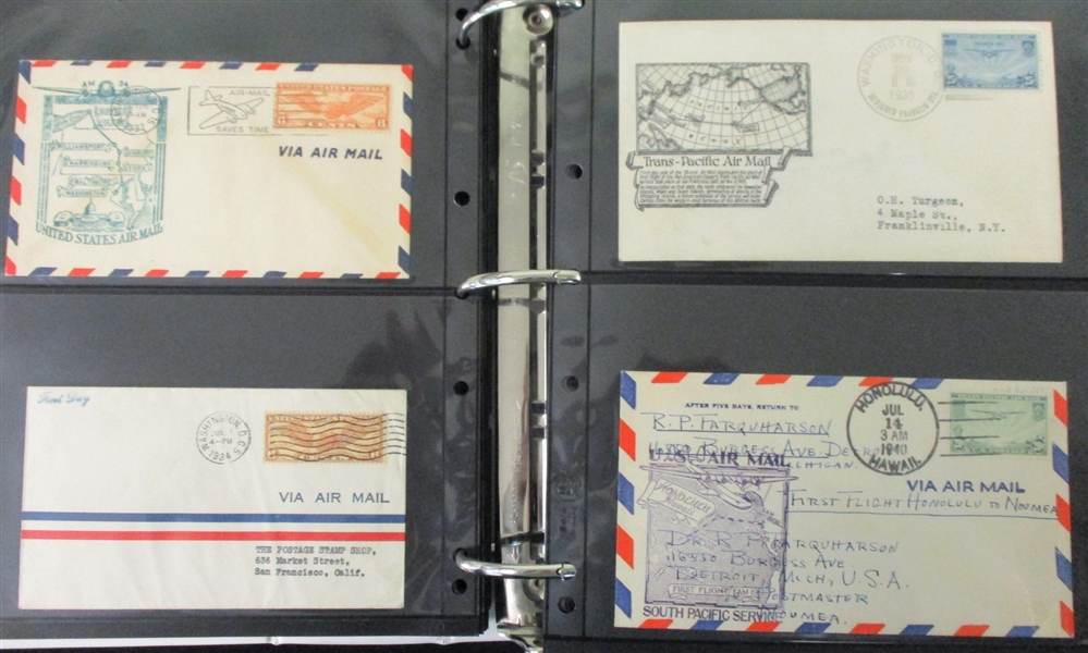 Wonderful Airmail, Airmail-Related Cover Lot, 200+ Covers (Est $400-500)