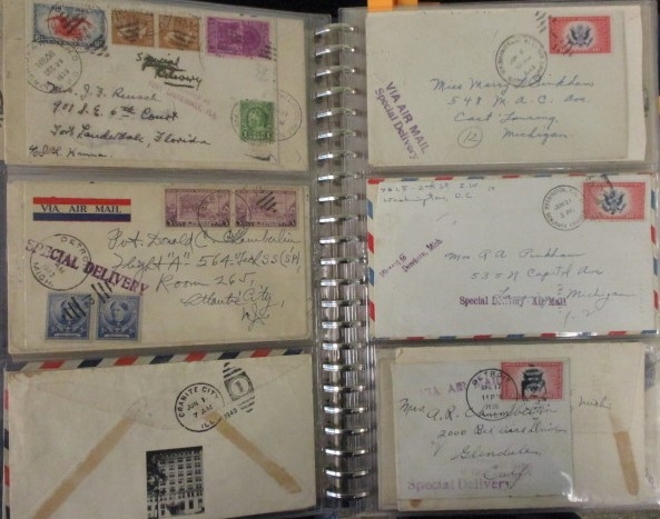 Michigan Covers - Airmail, Registered, and Special Delivery (Est $100-150)