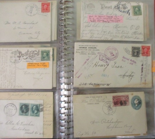 Michigan Covers -Mostly 19th Century (Est $200-300)