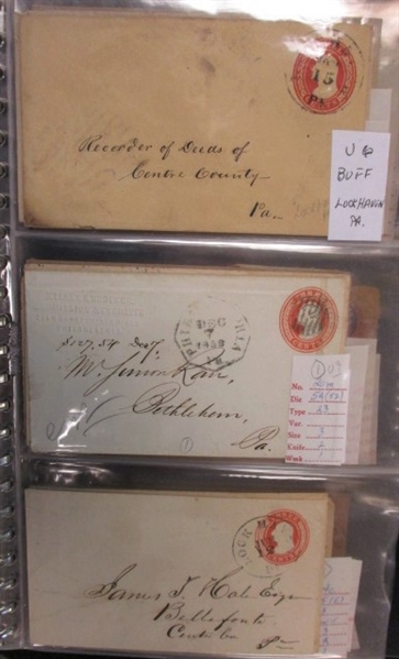 Postal Stationery Entires Accumulation, with Extras (Est $75-100)