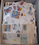 Banker Box Loaded with Colorful First Day Covers (Est $400-500)