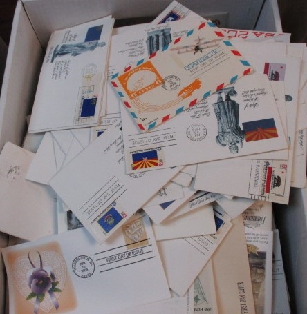 Banker Box Loaded with Colorful First Day Covers (Est $400-500)