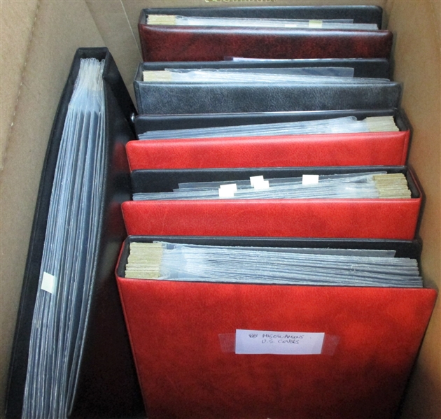 6 Binders Holding Over 600 Covers (Est $150-200)