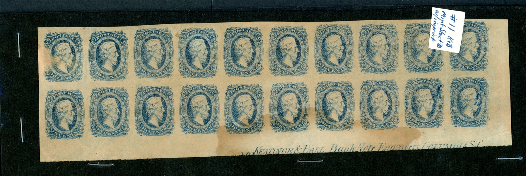Confederate States Stamps and Covers (Est $400-600)